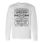 Legenden Wurden Im Januar 1993 Geschenk 30 Geburtstag Mann V3 Langarmshirts