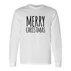 Merry Christmas Weihnachts Spruch Dekoration Damen Herren Langarmshirts