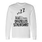 Offizielles Schlaf Herren Waschbär Lustige Geschenke Langarmshirts