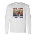 Stefan Reparatur Meister Langarmshirts, Personalisiert für Handwerker