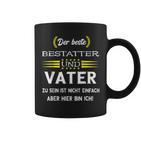 Bestatter Vater Tassen, Herren Friedhof Motiv Tee