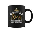 Cornhole King Legend Has Arrived Vintage Tassen