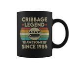 Cribbage Legend 37 Jahre Alt Fantastisch Seit 1985 Cribbage Tassen