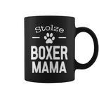 Damen Stolze Boxer Mama Dog Hunde Mutter Haustier Tassen