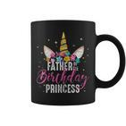 Einhorn Geburtstag Tassen für Vater der Prinzessin