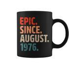 Epic Since August 1976 46 Jahre Alt 46 Geburtstag Vintage Tassen
