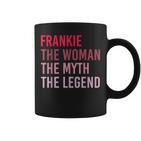 Frankie Frau Mythos Legende Tassen, Personalisiertes Geburtstagsdesign