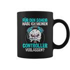 Gamer Zocker Controller Tassen, Lustiger Spruch zum Zocken