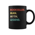 Herren Bookseller Mann Mythos Legende Tassen
