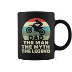 Herren Motocross MX Rider Dad Tassen - Mann, Mythos, Legende