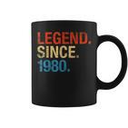 Legend Since 1980 42 Geburtstag Geschenk Legende Seit 1980 Tassen