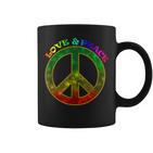 Love Peace 60Er 70Er Jahre Hippie-Kostüm Tassen