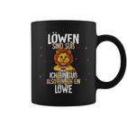 Lustiges Löwen-Tassen Ich bin süß, also bin ich ein Löwe – Motiv Tee