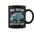 Monster Truck Passende Große Schwester Des Geburtstagskindes Tassen