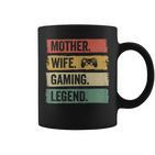 Mutter Video Gaming Legende Vintage Video Gamer Frau Mama Tassen