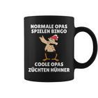 Normale Opas Spielen Bingo Coole Opas Züchten Hühner Tassen