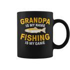 Opa Ist Mein Name Angeln Ist Mein Spiel Opa Fishing Tassen