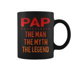 Pap The Man Der Mythos Die Legende Grandpa Men Tassen
