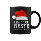 Papa Claus Merry Christmas Santa Mütze Tassen