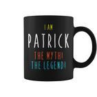 I Am Patrick The Myth The Legend Lustiger Benutzername Tassen