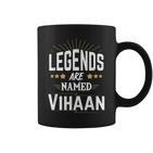 Personalisiertes Legends Are Named Vihaan Tassen, Sternen-Design