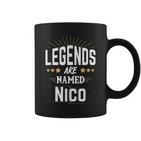 Personalisiertes Legends Named Nico Tassen, Ideales Präsent für Nico