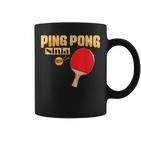 Ping Pong Ninja Tischtenniskelle Tassen