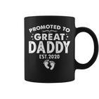 Promoted to Great Daddy 2020 Tassen, Perfektes Geschenk zum Vatertag