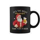 Santa Wonderful Times Für Ein Bier Tassen
