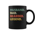 Vintage Beard Husband Dad Bearded Legend Men Tassen