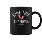 Zum Ersten Mal Oma 2022 Werdende Großmutter Tassen