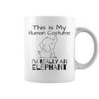 This Is My Echthaar Kostüm Ich Bin Wirklich Ein Elefant Tassen