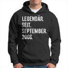 17 Geburtstag Geschenk 17 Jahre Legendär Seit September 200 Hoodie