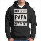 Bester Papa Der Welt Hoodie, Geschenkidee zum Vatertag