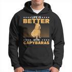 Capybara Capy Mama Capybara Liebhaber Wasserschwein Hoodie