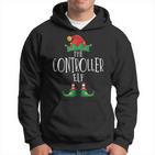 Controller Elf Gamer Familie Passender Pyjama Weihnachten Hoodie