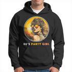 Damen 80S Party Girl Retro Outfit Achtziger Jahre Frauen Hoodie