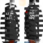 Damen Hoodie Holla Die Weinfee, Vino Weiß- & Rotwein Design