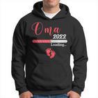 Damen Ich Werde Oma 2022 Hoodie, Lustige Verkündung Schwangerschaft