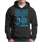 Darts 60 Geburtstag Dart Pfeil Geschenk Dartspieler Hoodie