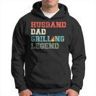 Grillen Bbq Vater Husband Grill Dad Legend Hoodie