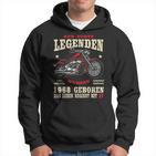 Herren Hoodie zum 55. Geburtstag, Biker & Motorrad Chopper Motiv 1968