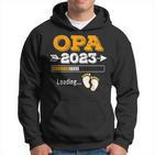 Herren Opa 2023 Loading Hoodie, Werdender Opa Nachwuchs Lustig