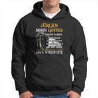 Inspirierendes Schwarzes Hoodie mit Grafikdesign und Motivationsspruch