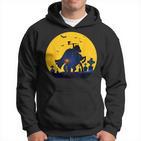 Klassisches Retro- „Kopfloser Reiter“ Sleepy Holloween Moon Hoodie