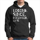 Legend Since December 1986 Geburtstagsfeier Frau Ehemann Hoodie