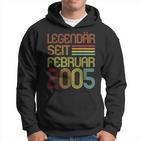 Legendär Seit Februar 2005 Geschenk 18 Geburtstag Hoodie