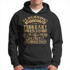 Legenden Februar 1938 - 85. Geburtstag Mann V3 Hoodie, Retro Design