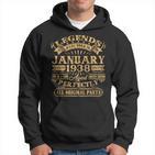 Legenden Wurden Im Januar 1938 Geschenk 85 Geburtstag Mann V3 Hoodie