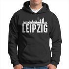 Leipzig Skyline Geschenk Stadt Für Leipziger Hoodie